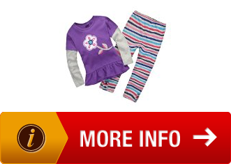 Baby Box Baby girls Long Sleeve Infant Clothing Set Tshirt pants Systems